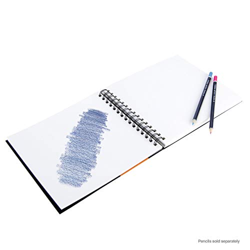 Bee Paper - 8"x 8" Bee Creative Color Pencil Drawing Journal - size: 8-inch x 8-inch, 50 Sheet Art Journal, style: Colored Pencil Art Journal