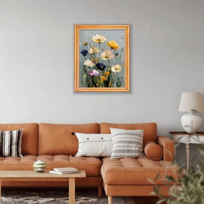 CHWGLFGG Wild Flowers Paint by Numbers Kit for Adults Beginner 16X20 inch - color: PB278-1