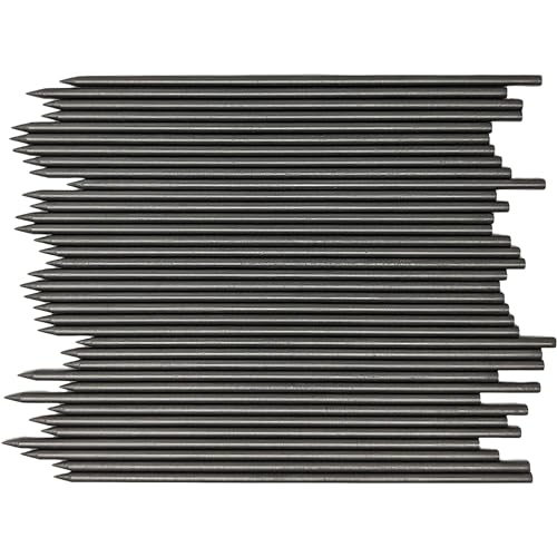 June Gold 2.8 mm, 36 Lead Refills, 2B, 120 mm Length, 1 Carrying Case | Long Reach / Deep Hole / Long Nose, Extra Bold Thickness, Break Resistant Graphite, Sturdy Reusable Case - color: 2b Graphite, style: 2.8 mm