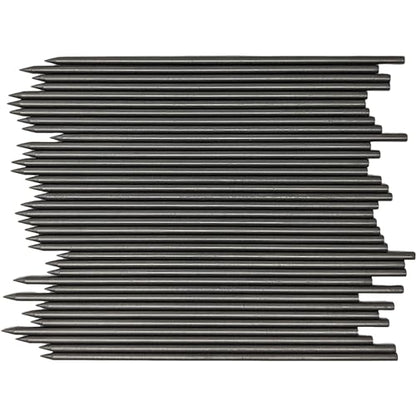June Gold 2.8 mm, 36 Lead Refills, 2B, 120 mm Length, 1 Carrying Case | Long Reach / Deep Hole / Long Nose, Extra Bold Thickness, Break Resistant Graphite, Sturdy Reusable Case - color: 2b Graphite, style: 2.8 mm