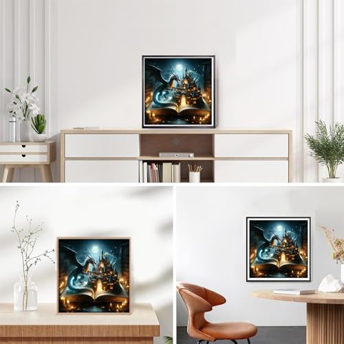 Arttoplus Dragon Diamond Art Kits for Adults Beginner 14x14 inch - color: G9363-US