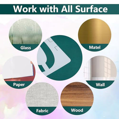 6 Inch Letter Stencils 42 Pcs ReusableTemplates Symbol Numbers Interlocking Stencil Kit Plastic Number Stencils for Wood,Wall,Paper,Fabric,Glass,Signage,DIY Art Projects - style: 6 Inch