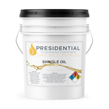 Presidential Shingle Oil - Indoor & Outdoor Clear Wood Sealer (5 Gallon) | Non Toxic – Low Odor – Reduces Weathering - Water Resistant - Enhances Natural Appearance – Made in USA - size: 5 Gallon Pail
