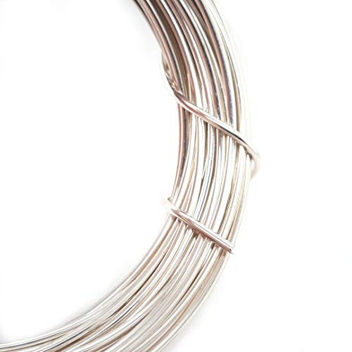 CRAFT WIRE 16 Gauge, 925 Sterling Silver Wire (Round) Dead Soft Made in USA - 5FT | Sterling Silver Wire for Jewelry Making, Wire Wrapping, Solid 925 Sterling Silver, High Quality Made in USA - size: 16 Gauge, style: 5 Feet