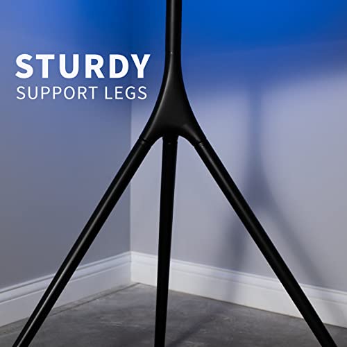 VIVO Black Easel TV Stand for 45 to 65 inch Screens, STAND-TV65AB | Articulating Artistic Studio Display Stand, Adjustable TV Mount with Swivel, Tripod Base, Max VESA 600x400, Holds 77 lbs - color: Black - Black, size: 45 to 65 in TVs