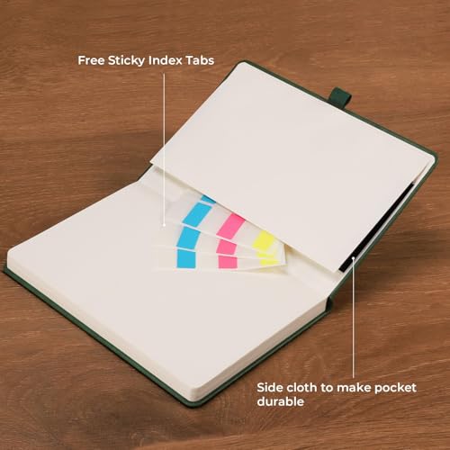 AHGXG Graph Grid Paper Notebook, 192 Pages, A5 Medium Size (5.7'' x 8.3'') - color: Light Green, style: Grid