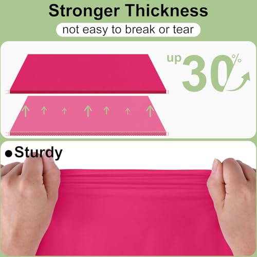 misaya 6 Packs Plastic Table Cloth Hot Pink Disposable Tablecloth - color: Hot Pink, size: 54" X 108"