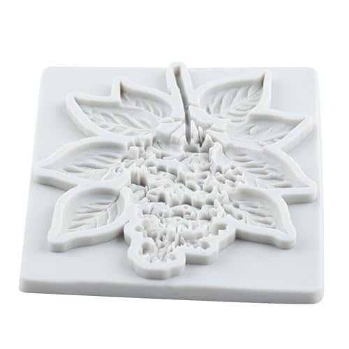Flower Polymer Clay Mold Flower Branch Leaf Silicone Molds - color: Style J