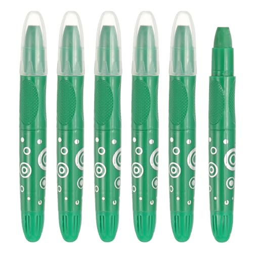 PATIKIL Watercolor Gel Crayon, 6Pcs Washable Twist Crayons for Coloring, Drawing, Painting, Medium Green (5.2x0.59) - color: Medium Green