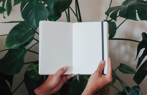 Etchr A6 Portrait Sketchbook - Hot Press Mixed Media 100% Cotton - Hardcover Drawing Book 4.1”x5.8 with 52 Pages, White