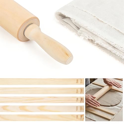 Lupnkl 12-Pack Ceramic & Pottery Tools Kit