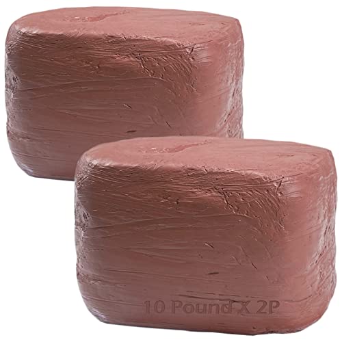 ReArt Natural Air-Dry Clay, Pottery Clay, All-Purpose Modeling Clay 20lbs for Sculpting (Terracotta) - color: Terracotta