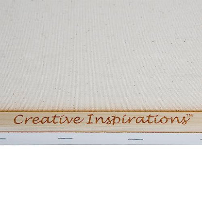 Stretched Canvas Packs - Multipack Low Cost Stretched Canvas for Artists, Painting, Professionals, & More! - [50 Pack - 4x6] - size: 4x6" - 50 Pack