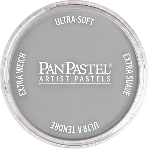 PanPastel Artist Pastels by GOLDEN, Neutral Gray Light, 2.44” / 62mm Pan Diameter, Professional Artist Pastels, Unique Pan Format (cake-like) - color: Neutral Gray Light