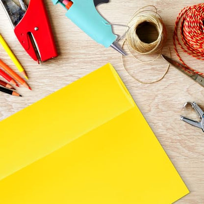 Do²ping Yellow Eva Foam Sheets roll, 6mm eva Craft Foam 49''x13.9'' High Density 86kg/m3 for Halloween Cosplay DIY project - color: Yellow, size: Thickness 6mm