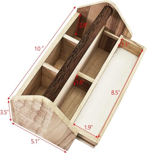 Ikee Design Personalized Custom Engraved Wooden Craft Toolbox - color: Personalized