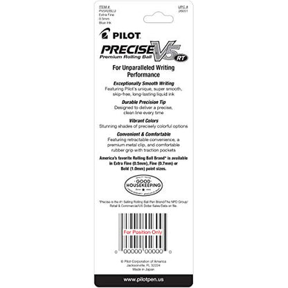 PILOT Precise V5 RT Rollerball Pens, Blue, Pack of 2 - color: Black, size: 2 Count (Pack of 1)