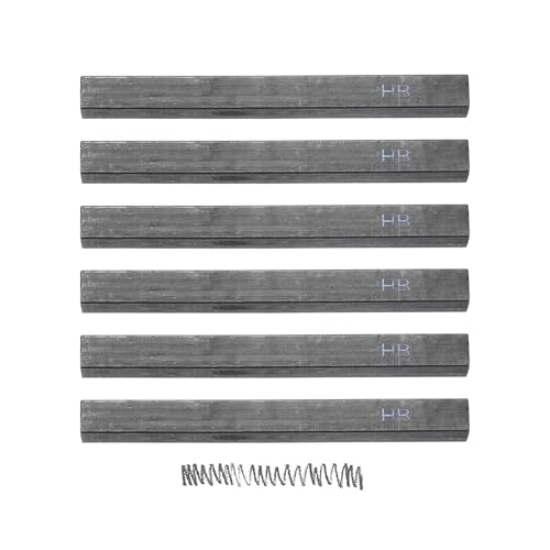 MECCANIXITY Compressed Charcoal Sticks, HB Grade Square Vine Charcoal Sticks Set Art Supplies for Painting Drawing Sketching Shading Artists Beginners(Pack of 6) - style: HB