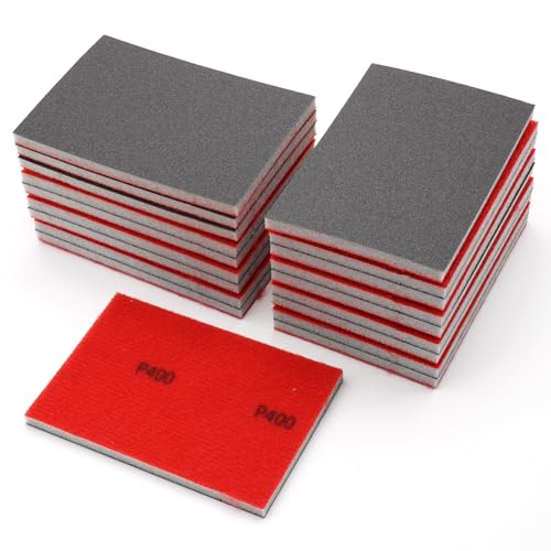 20Pcs Sanding Sponge, 3 x 4 Inch Soft Foam Sanding Block, 400 Grit - style: 400 Grit