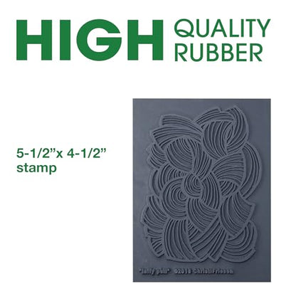 AVES Co Rubber Texture Clay Stamps Taffy Pull- Make an Impression with - style: Taffy Pull