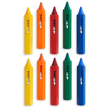 Munchkin Draw Bath Crayons Toddler Bath Toys, Non-Toxic and Washable, Fun Gift for Kids 36 Months and Up, 10 Count - size: 1 Count (Pack of 10)