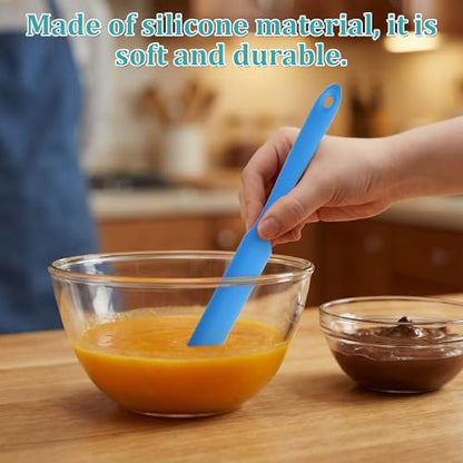 8 Pcs Reusable Wax Sticks, Reusable Epoxy Paint Mixing Sticks, Colored Silicone Wax Stick, Waxs Spatula for Resin Mixing, Paint, Liquid, Facial Mask Stirring Rods