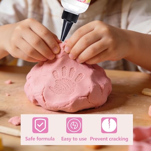Premium Polymer Clay Softener – Revive Hardened Clay, Enhances Flexibility & Adhesion, Adds Shine After Baking, Ideal for Ceramic Artists, Teachers & DIY Craft Lovers