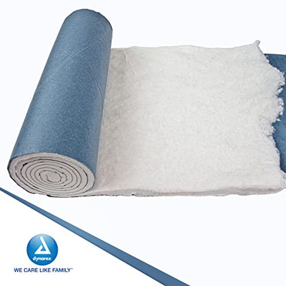Dynarex Cotton Roll – Non-Sterile, Soft and Absorbent Cotton in an Easy to Tear & Use Roll, 1-Pound, 12” x 56", White, 1