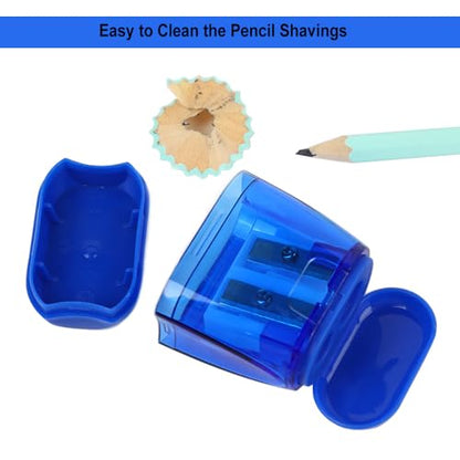 Colored Pencil Sharpener Bulk for Kids Manual Handheld Crayon Sharpeners - style: 24Pcs Sharpeners - D