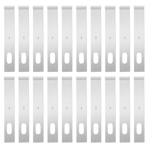 120 Pcs Exacto Knife Blades, #4 High Carbon Steel Hobby Knife Blade Refills Hobby Knife Replacement Blades for Craft, Scrapbooking, Stencil - size: #4
