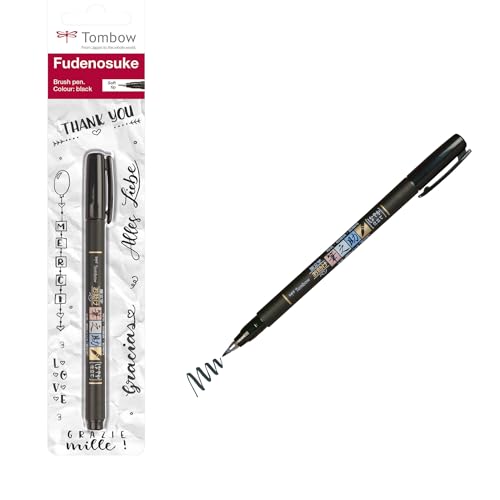 Fudenosuke Brush Pen, Soft Tip, Black - size: 1 Count (Pack of 1), style: Soft