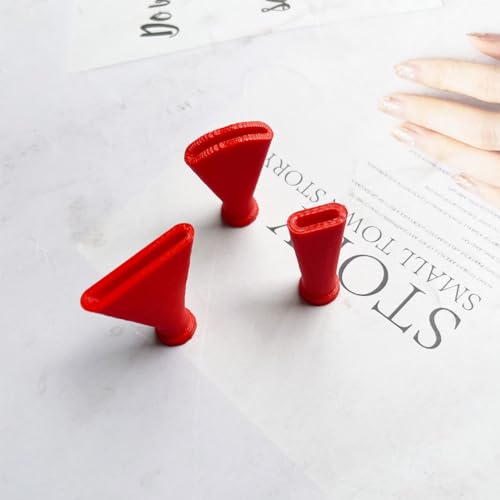 Stainless Steel Straw Blow Nozzles Set for Acrylic Paint Pouring Tools, Accessories Tool for Fluid Art Bloom and Dutch Pouring,4 Set Nozzles - color: Red