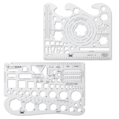 Mr. Pen- Landscape Templates, Architectural Templates, Drafting Tools