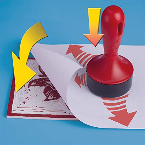 ESSDEE Mastercut Linoleum Carving Blocks - Stampmaking Printmaking Lino Carve - 100 x 100 x 4mm - Pack of 2 - size: 100 x 100 x 4 mm