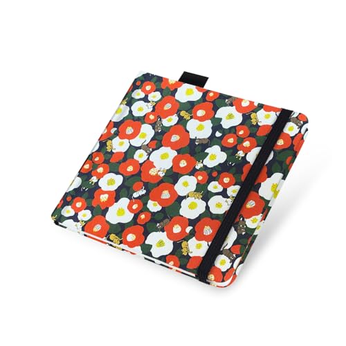 Watercolor Paper Sketchbook,5"x5" 20 Sheets 140lb/300gsm Heavyweight Paper | Adults Artist Small Travel Drawing Journal,Mixed Media Notebook for Painting,Watercolors,Markers,Art Supplies.HeiHuaMao - color: 5x5 inch-300gsm-black flower cat