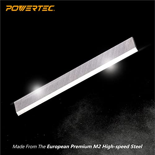 POWERTEC 6-1/8 Inch Jointer Blades for Craftsman 21705 Jointer, Replacement for 922995 Jointer Knives, Set of 3 (148022) - size: 6-Inch