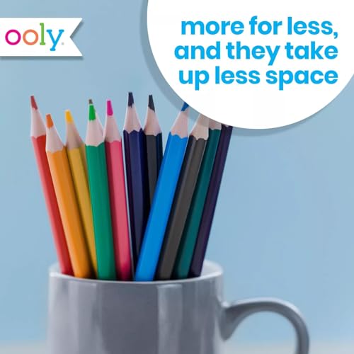 Ooly Double-Ended Colored Pencils, Set of 12, 24 Colors - style: Double-Ended