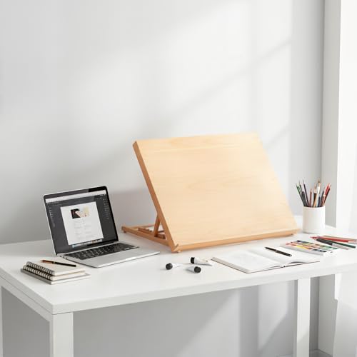 HSK A2 Light Pad Professional Custom Wooden Stand，A2 Light Box Stand and Light Pad Stand,19 Inches by 26 Inches