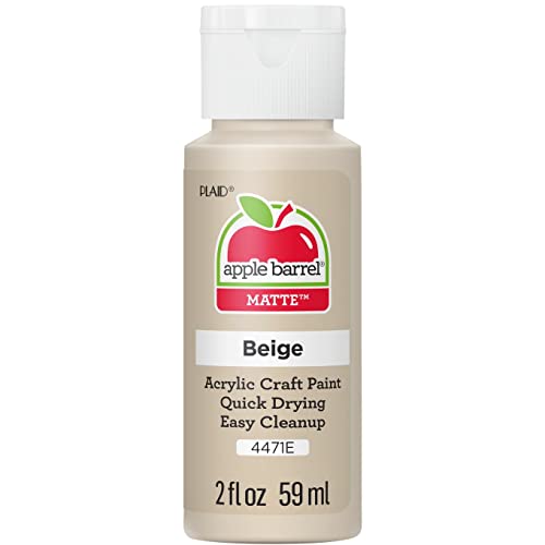 Apple Barrel Acrylic Paint in Assorted Colors (2 oz), 4471E, Beige- (Pack of 3) - color: Beige, size: 2 Fl Oz (Pack of 3)