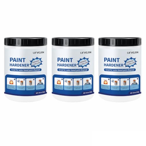 Paint Hardener for Disposal for Water-based Paint, Pack of 3 - size: 105 Ounce (Pack of 1)