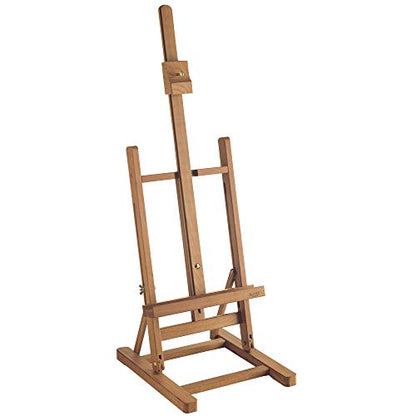 Mabef M/14 Table Easel, Oiled Beechwood Desktop Easel, Indoor Use for Oil, Acrylic & Pastel, Supports up to 5 1/2 lbs - style: Adjustable