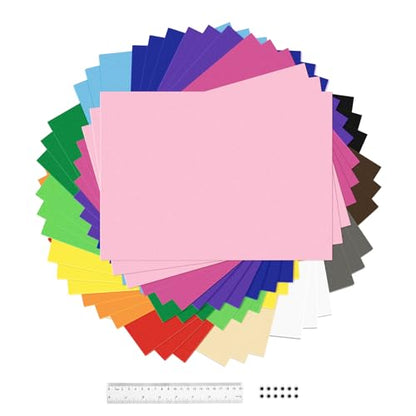 Conchpeople 45 Pack EVA Foam Sheets, 8x12in, 2mm DIY Craft Foam, 15 Colors - color: 45 PACK-2MM-30x20CM