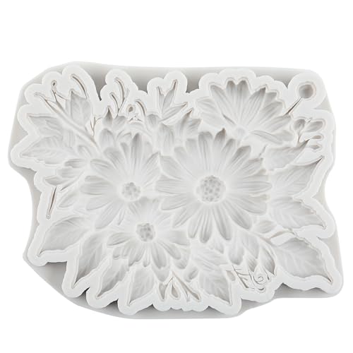 Sunflower Polymer Clay Molds Sunflower Daisy Flower Silicone Mold - color: Style N