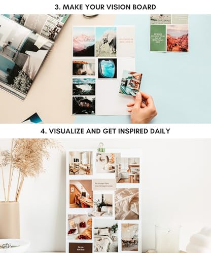 Lamare Vision Board Book -1000+ Images, Vision Board Supplies for Women | Design Your Dream Life | Vision Board Kit, Vision Board Magazines, Collage Book for Manifestation & Scrapbooking - color: Original