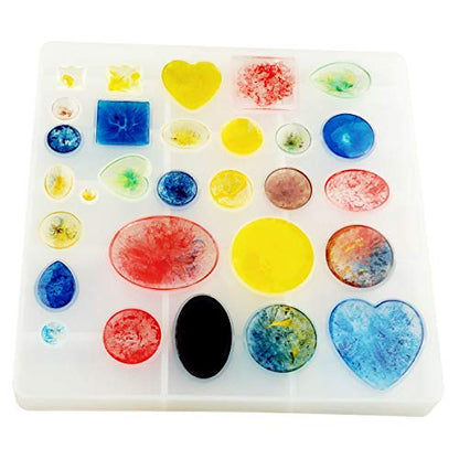 yuntop Jewelry Casting Molds,Gem Jewelry Silicone Casting Mold - size: Small