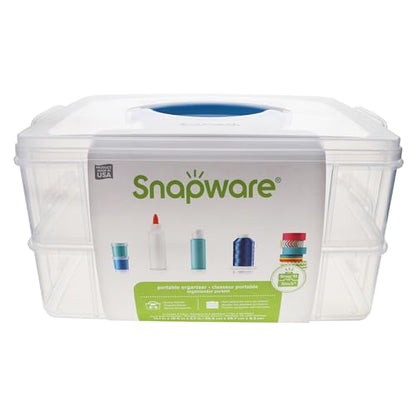 Snapware Snap 'N Stack Portable Storage Bin for Tools and Craft Storage - size: 14.1 x 10.5-Inch
