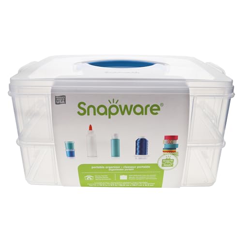 Snapware Snap 'N Stack Portable Storage Bin for Tools and Craft Storage - size: 14.1 x 10.5-Inch