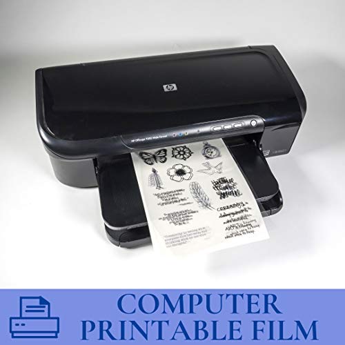 Computer Grafix Inkjet Film, Clear, 8.5 x 11 in, Pack of 6 - color: Clear, size: Pack of 6 (8.5" x 11")