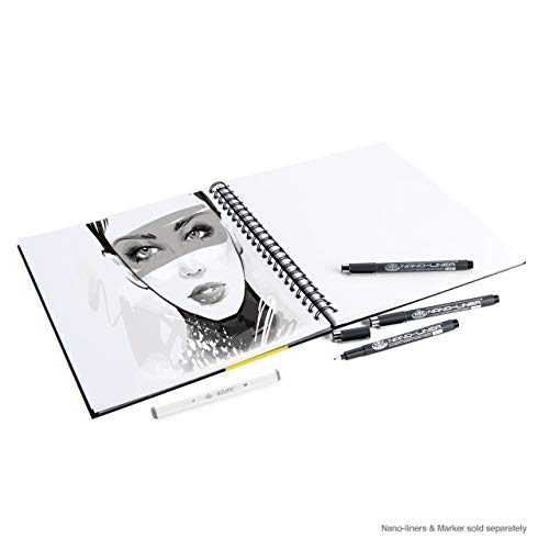 Bee Paper - 8.5"x 11" Bee Creative Marker Drawing Journal - size: 8-1/2-inch X 11-inch, 50 Sheet Art Journal, style: Marker Art Journal