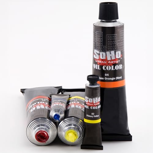 Soho Urban Artist Oil Paint - 2 Pack, Emerald Green 2 Pack - 170 ml Tube - Best Valued Oil Colors for Painting with Excellent Pigment Load - color: Emerald Green